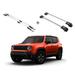 ERKUL Set of Roof Side Rails Rack + Cross Bars for Jeep Renegade 2015-2023 | Complete Roof Rack System Enhanced Cargo | Rooftop Luggage Carrier Kayak Canoe Ski | Designed for Bare Roofs | Silver