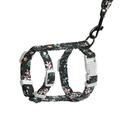 Pet Leash Back Strap Set - Flower Print Adjustable Buckle for Escape-proof Cat Walking