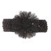 Baby Headbands Toddler Baby Boys Girls Stretch Solid Lace Flower Hairband Headwear Headband Elastics Hair Accessories