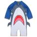 Toddler Boys Girls Cartoon Sunsuit Sun Swimsuit Long Sleeve Rashguard Kids Quick Dry Swimwear Child Clothing Streetwear Dailywear Outwear