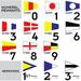 Y H M Number 3 Pennant 5 x 6 Feet Nylon Signal Numeral Flag For Marine Ship Boat Communication Use