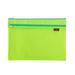 BE-TOOL A4 Mesh Zippered Document Wallets File Storage Folder Oxford Cloth Envelopes Folders Bag for School Office Supplies Green