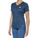 100% Airmatic Jersey - Blue Short Sleeve Women s Large