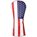 USA Flag PU leather Fairway Wood Headcover