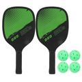 Pickleball Paddle Set Portable Pickleball Set Pickleball Set Portable Pickleball 2 Paddles And 4 Balls Set With Storage Bag For Outdoor Sports