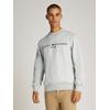 Sweatshirt TOMMY HILFIGER "TOMMY LOGO SWEATSHIRT", Herren, Gr. XXXL, grau (light grau heather), Sweatware, Obermaterial: 70% Baumwolle, 30% Polyester, unifarben, bestickt, casual, normal hüftbedeckend, Rundhals, Langarm eingesetzt Rippbündchen,...