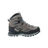 Trekkingschuh JACK WOLFSKIN "FORCE CREST TEXAPORE MID W", Gr. UK 4 - EU 37, Normalschaft, grau (tarmacgrau, pink), Oberstoff: Synthetik; ;Obermaterial 2: Textile; Futter: Texapore Ecosphere Pro;Sole: / EVA; 100% / EVA, Schuhe