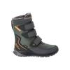 Winterboots JACK WOLFSKIN "POLAR BOOT TEXAPORE HIGH VC K", Kinder, Gr. UK 13 - EU 32, Normalschaft, grün (slate, grün), Main Material 100% Polyamide Second Material Lining Sole 100% Rubber/ EVA, Schuhe