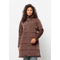 Funktionsmantel JACK WOLFSKIN "EISBACH COAT W" Gr. S (36), braun (wild, ginger) Damen Mäntel Sportjacken