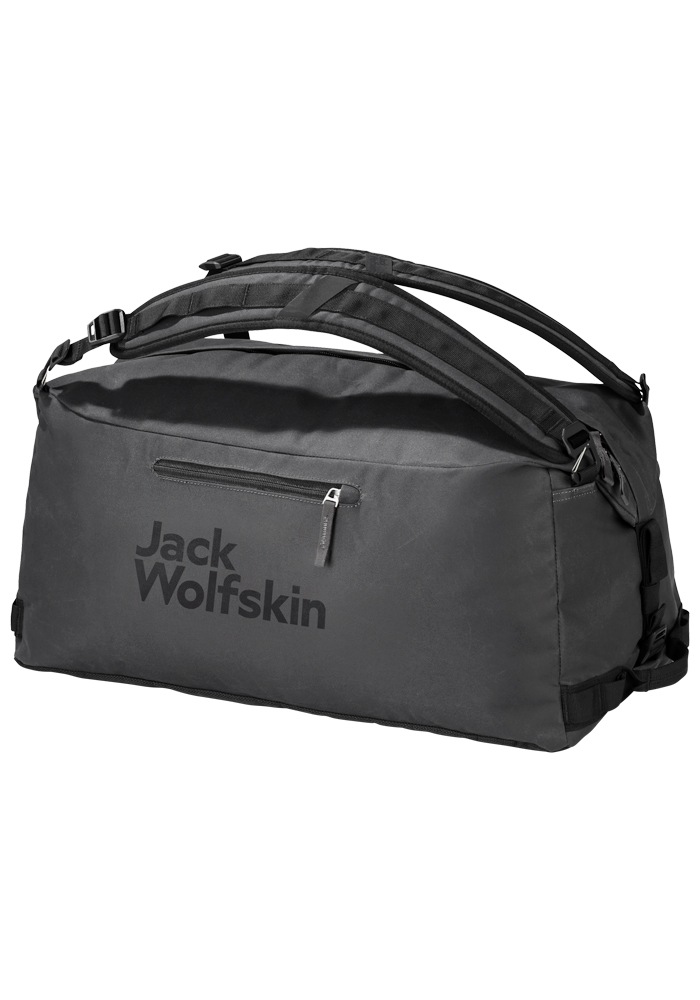 Reisetasche JACK WOLFSKIN "TRAVELTOPIA DUFFLE 45", grau (phantom), Polyester, Taschen Image