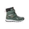 Winterboots JACK WOLFSKIN "WOODLAND WT TEXAPORE HIGH VC K", Kinder, Gr. UK 8 - EU 26, Normalschaft, grün (slate, grün), Main Material 100% Polyurethane Second Material 100% Polyamide Lining Sole 100% Rubber/ EVA, Schuhe