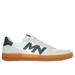 Skechers Men's Mark Nason: New Wave Cup - The Racket Sneaker | Size 11.0 | White/Green | Leather/Textile/Synthetic