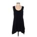 Soft Surroundings Casual Dress - Shift: Black Solid Dresses - Women's Size Small