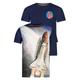 T-Shirt SALT AND PEPPER "Space Shuttle" Gr. 92, blau (dunkelblau) Mädchen Shirts T-Shirts