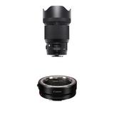 Sigma Sigma 85mm f/1.4 DG HSM Art Lens for Canon EF to Canon RF-Mount Adapter Kit 321954