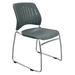 Gray 300 lb. Capacity Premium Ganging Stacking Chair