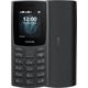 Nokia 105 Mobile Phone in Charcoal, Charcoal