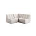 Brown Sectional - Diamond Sofa Marshall 3 - Piece Upholstered Sectional Polyester | 30 H x 68 W x 68 D in | Wayfair MARSHALL3PCSD