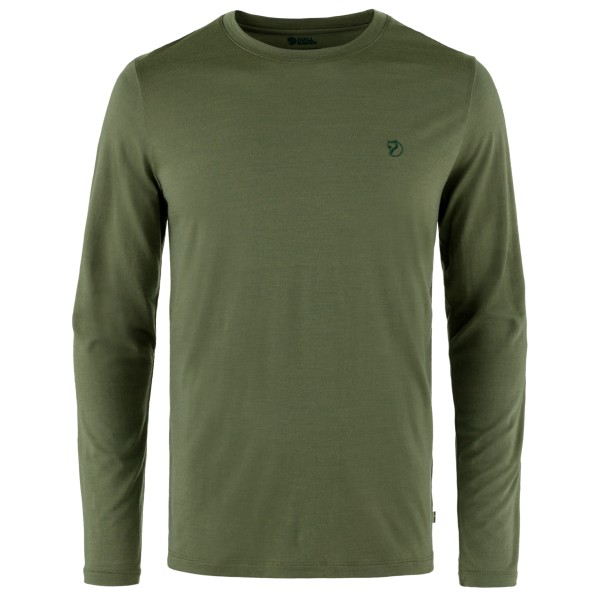 Fjällräven - Abisko Wool L/S - Longsleeve Gr M oliv