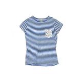 Adriano Goldschmied Short Sleeve T-Shirt: Blue Stripes Tops - Kids Girl's Size 60