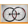 Disc Brake Ffwd 38mm Clincher Carbon Wheelset Glossy Road Wheels 700c Full Carbon Bicycle Wheels Red