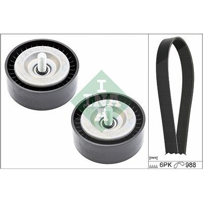 Schaeffler Ina Keilrippenriemensatz [Hersteller-Nr. 529055810] für Ford Image