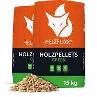 Heizfuxx - Holzpellets Green 15kg x 2 Sack 30kg