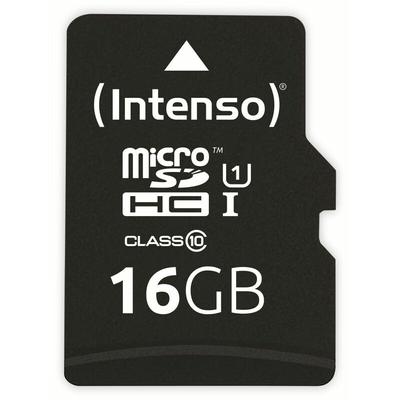 Intenso - microSDHC Card 3433470, 16 gb