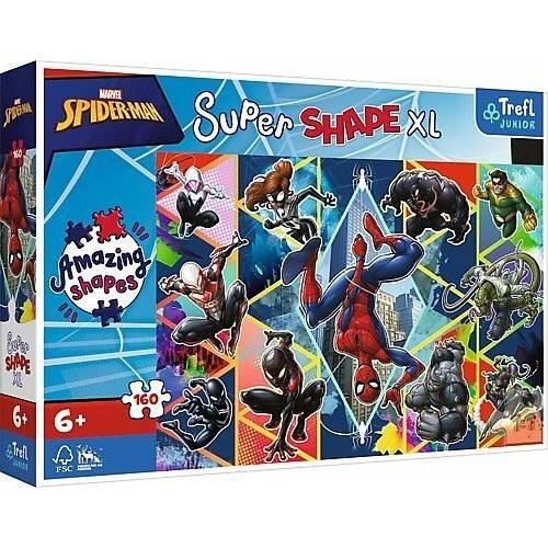 Junior Super Shape XL Puzzle 160 Teile - Marvel Spiderman - Trefl