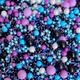 Halloween sprinkles black purple blue lilac sprinkle ball blend mix for cupcake biscuit cookie cake topper birthday baking decoration piping