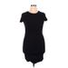 Garage Casual Dress - Bodycon: Black Solid Dresses - Women's Size X-Large