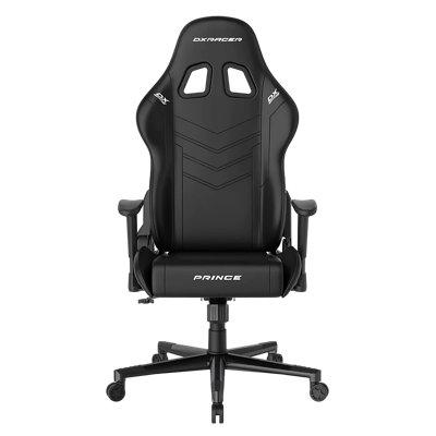 DXRacer Adjustable Faux Leather Swiveling PC & Racing Game Chair Faux Leather in Black | 52.3 H x 23 W x 22 D in | Wayfair GC/P88/N