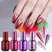 Gifts for Women YOHOME 4 Pcs 8ml Plating Nail Polish Set Semi-Mirror Effect Nail Lacquer