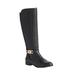 Women's The Viona Wide Calf Boot by Comfortview in Black (Size 8 1/2 M)