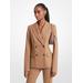 Michael Kors Stretch Wool Blazer Brown 8