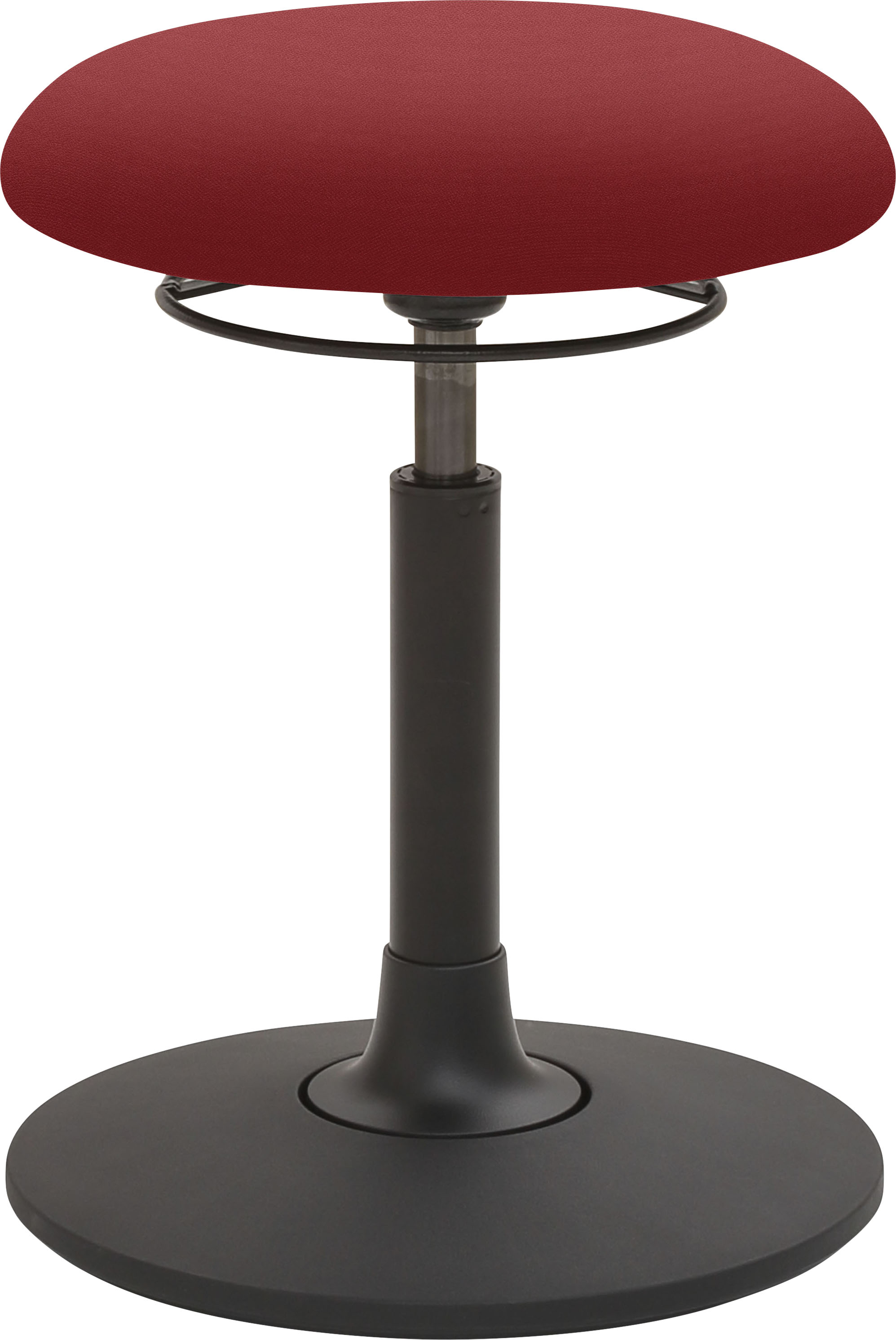 Sitzhocker MAYER SITZMÖBEL "1166", rot, B:40cm H:58cm T:40cm, 100% post-consumer recyceltes Polyester, Hocker, Pendelhocker 1166