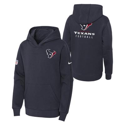 Houston Texans Nike Sideline Hoodie – Marineblau – Jugendliche Image