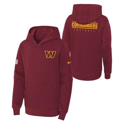 Washington Commanders Nike Sideline Hoodie – Rot – Jugendliche Image