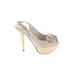 Stuart Weitzman Heels: Tan Shoes - Women's Size 5 1/2