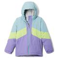 Columbia Girls' Horizon Ride II Jacket (Size L) Gumdrop Whimsy/Paisley Purple/Aqua Haze, Nylon,Polyester