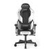 DXRacer Adjustable Reclining Faux Leather Swiveling PC & Racing Game Chair Faux Leather in White/Black | 55.1 H x 23 W x 20 D in | Wayfair