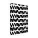 Wrought Studio™ Springview Black Zig Zag Pattern On Canvas by X1 Brand Print Canvas, Cotton in White | 47 H x 30 W x 2 D in | Wayfair