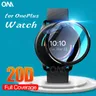 Soft Fibre Glass Protective Film For OnePlus Watch 2020 Curved Soft Fibre Smartwatch Full Screen