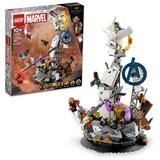 LEGO Marvel Endgame Final Battle 76266 Avengers Model for Build and Display Collectible Marvel Playset with 6 Minifigures Including Captain Marvel Shuri and Wanda Maximoff Marvel Fan Gift Idea