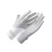 Women Sun Protection Gloves Sports Sun Protective Cycling Gloves Full Finger White Gray Fingers