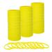 Ankle Bracelets For Women 100 Pcs Thin Silicone Wristbands For Adults Rubber Bracelets School Party Favors Yellow