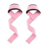 1 Pair Weight Lifting Straps Weightlifting Wrist Straps Wrist Lifting Straps Wrist Wraps for Fitness Weightlifting Exercise Gym Equipment Pink