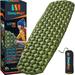 Sleepingo Camping Sleeping Pad - Mat (Large) Ultralight 14.5 OZ Best Sleeping Pads for Backpacking Hiking Air Mattress - Lightweight Inflatable & Compact Camp Sleep Pad