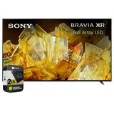 Sony XR65X90L Bravia XR 65 inch X90L 4K HDR Full Array LED Smart TV 2023 Model Bundle with 2 YR CPS Enhanced Protection Pack