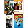 Assorted Multi-Feature Collections 4 Pack DVD Bundle: 2 Movies: The Mask / Son of the Mask 25 Mystery Classics 2 Movies: The Mule / Gran Torino 3 Movies: Friday 1-3 Collection